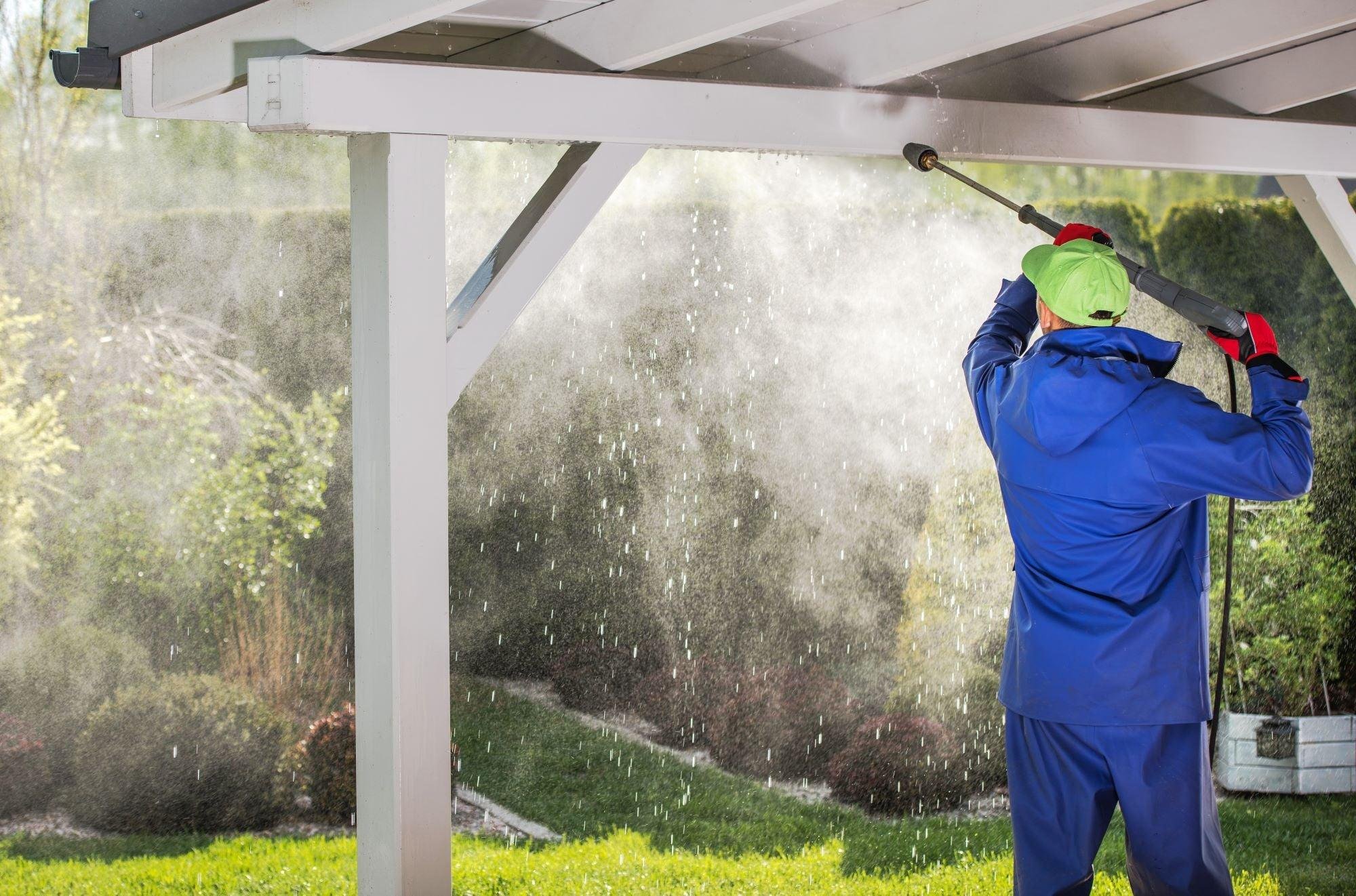 Pressure washing image
